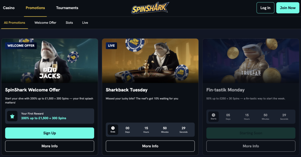 SpinShark Casino